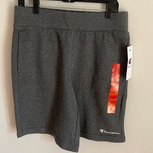 Champion Mens Gray Lounge Shorts Cotton Athletic Shorts Size M NWT